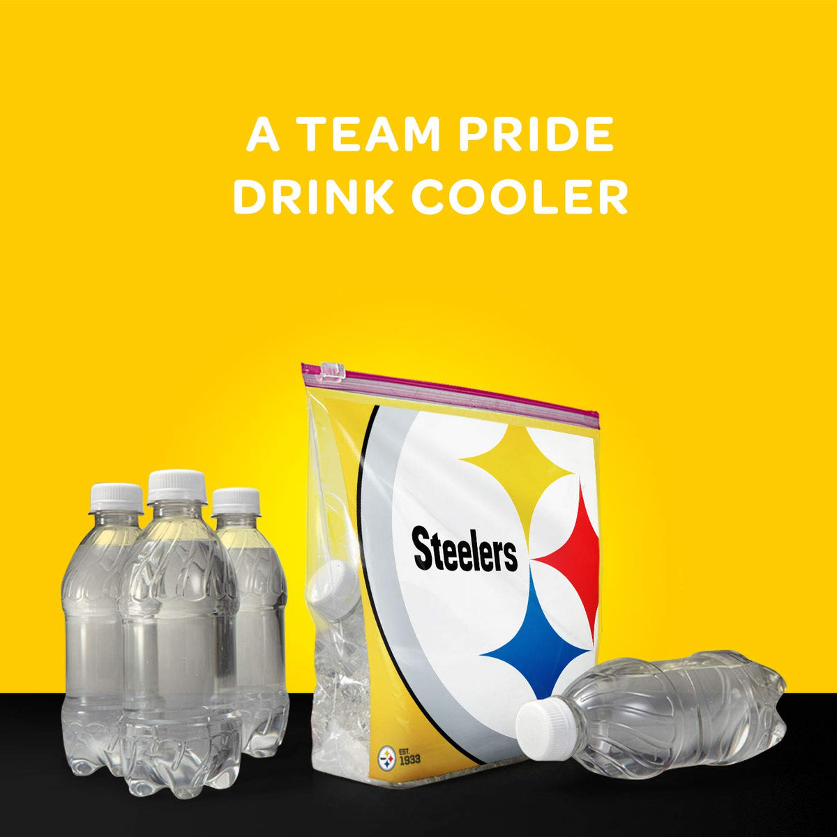 Ziploc Pittsburgh Steelers / 20 Count (Pack of 1) / 1.0 gallons Food Storage Bags