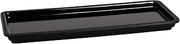 Elite Global Solutions M1561-B Rectangular Beaded Edge Tray, 15" x 6" x 1" h., Melamine, Black (Pack of 3)
