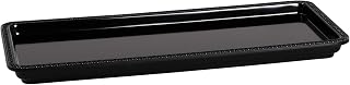 Elite Global Solutions M1561-B Rectangular Beaded Edge Tray, 15" x 6" x 1" h., Melamine, Black (Pack of 3)