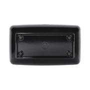 14" x 8" Black Rectangular Heavy-Duty Melamine Plastic Serving Platter by Elite Global Solutions – 14" x 8", 2.5 quarts, Melamine, Black, Model M85145-B