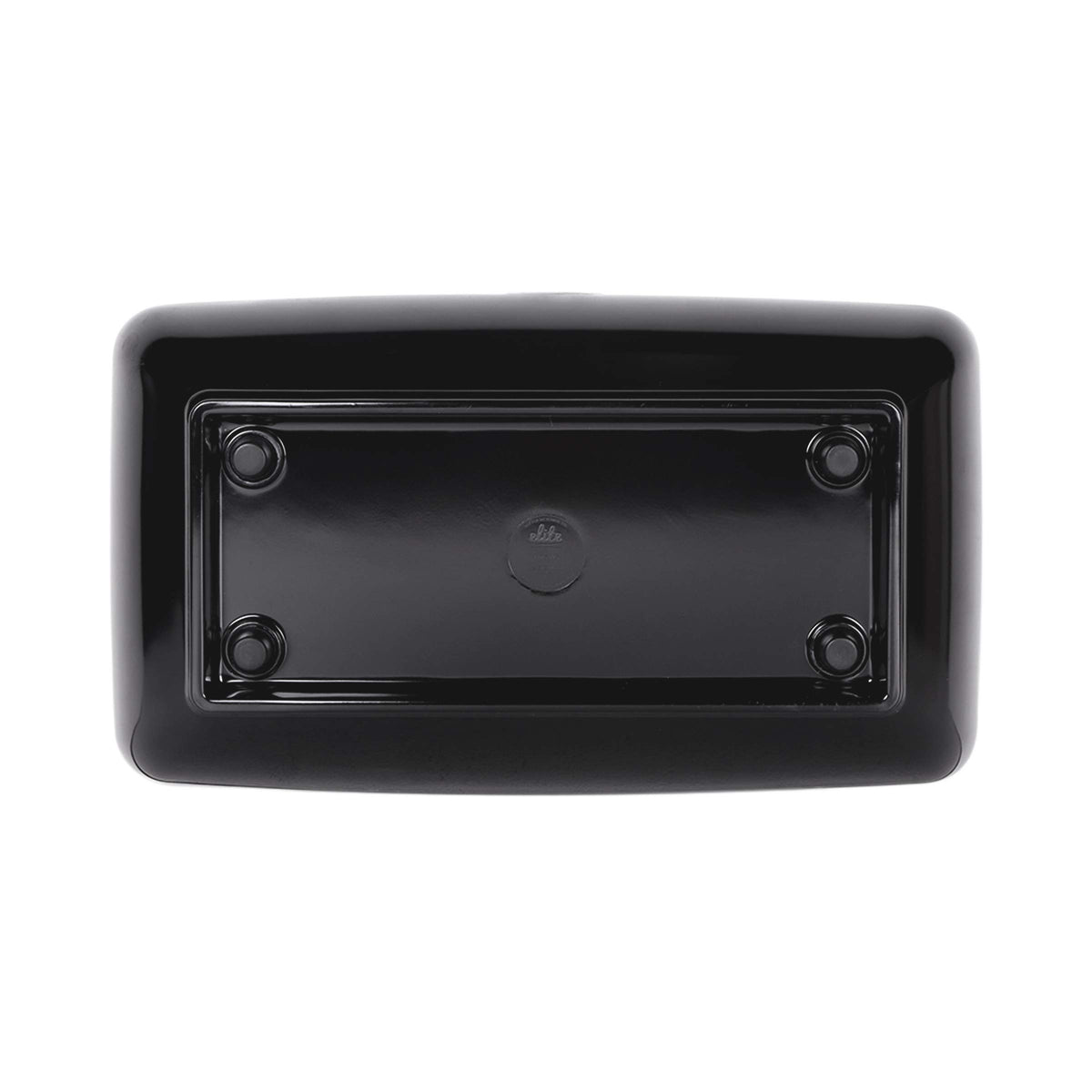 14" x 8" Black Rectangular Heavy-Duty Melamine Plastic Serving Platter by Elite Global Solutions – 14" x 8", 2.5 quarts, Melamine, Black, Model M85145-B