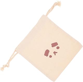 Drawstring Cosmetic Bag with Fine Workmanship and Cotton Linen Material, Small Reusable Present Bag for Packaging Candies and Party, Rational Capacity and Anti-scratch Jewelry