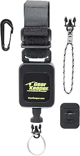 Gear Keeper Deluxe Instrument Tether - Retractable Tether With Combo Mounting - Ideal For Fishing Tools, Hunting Accessories & Tactical Gear - 32” Extension, 9oz. Retraction - USA Made