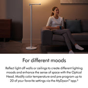Solarcycle Morph™ Floor Light CF by Dyson – Metal, Black, Model 292217-01