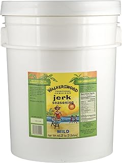 WALKERSWOOD Traditional Jamaican Jerk Seasoning, Mild, 50 lb.