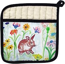 Betsy Drake PT428 Whiskers Bunny Pot Holder