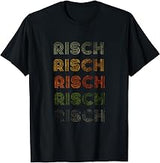 Love Heart Risch Tee Grunge Vintage Style Black Risch T-Shirt