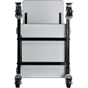 Projector Presentation Cart - Gray & Black by Global Industrial – Steel/Laminate, Black/Gray, Model WB250765GY