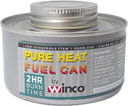 Winco C-F4, 4-Hour Wick-Type Chafing Fuel Can with Twist Cap for Chafing Dishes and Coffee Urns (24 Pack)