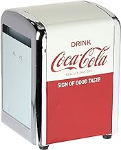 Tablecraft Coca-Cola Napkin Dispenser, Half, Red