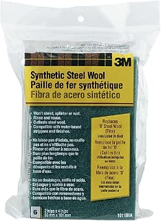 3M 10118 Synthetic Steel Wool Pad, Fine