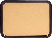 16” x 12” rectangular slip resistant tray with cork, brown, small, comes in each