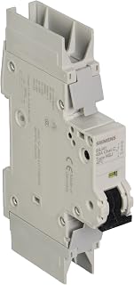 SIEMENS 5SJ41407HG42 Miniature Circuit Breaker, UL 489 Rated, 1 Pole Breaker, 40 Ampere Maximum, Tripping Characteristic C, DIN Rail Mounted, Type NSJ, 277 VAC, 60 VDC