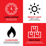 Stock Your Home 12 / 10 x 7,5 cm Candles