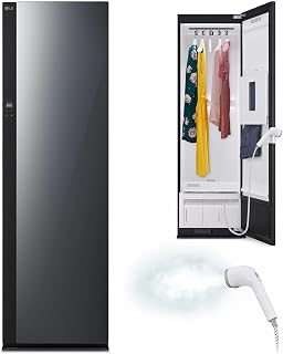 LG Styler Smart Steam Closet SC5GMR80H | Dual TrueSteam Technology, Dynamic Moving Hanger, Built-In Handy Steamer