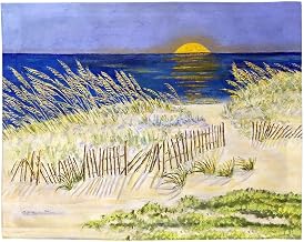 PM1478 Sea Oats Moonrise Place Mat - 14 x 18 in. - Set of 4