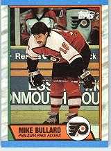 Hockey NHL 1989-90 Topps #21 Mike Bullard #21 NM Flyers