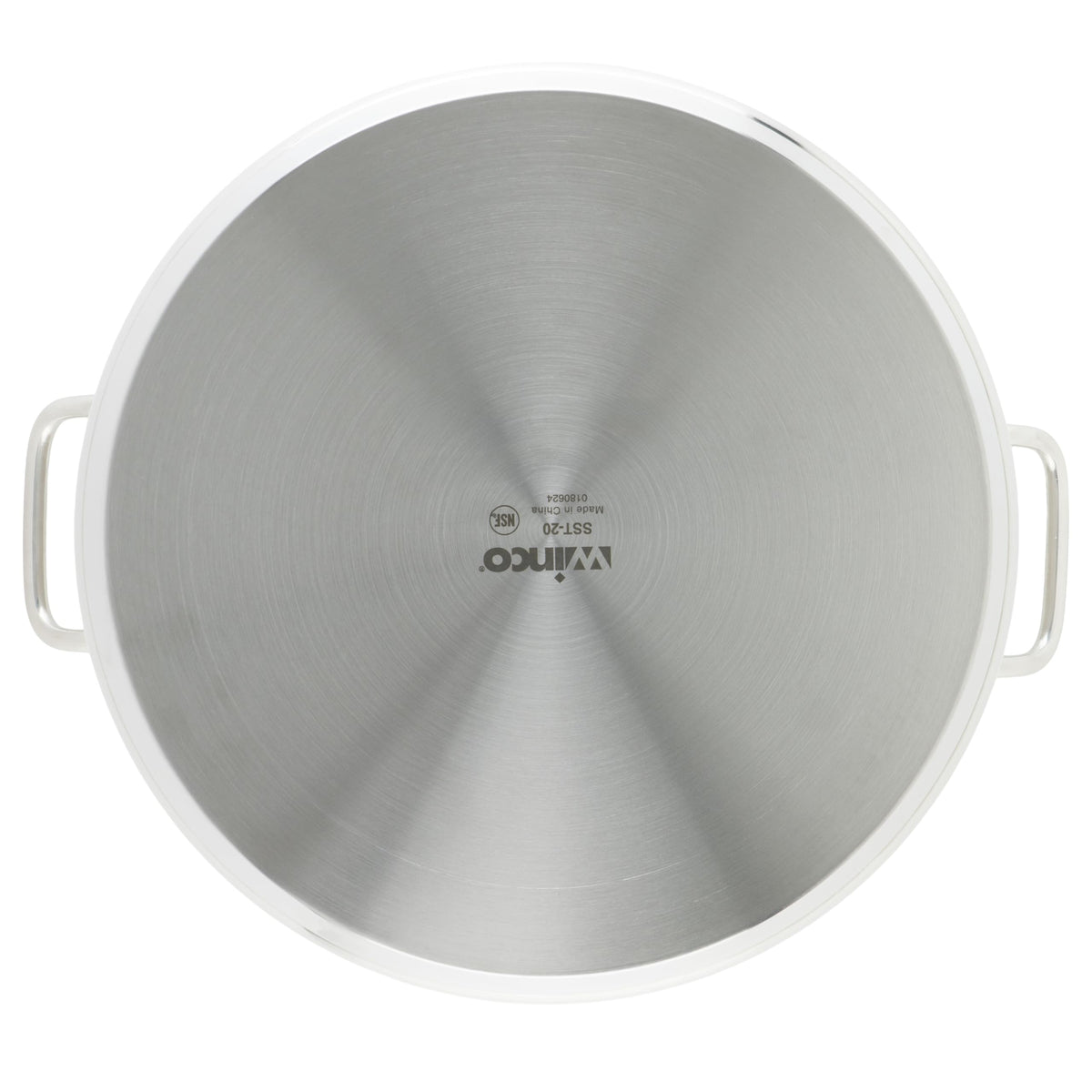Winco 20 Quarts / Pot With Cover / Silver Stockpots