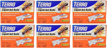 T300-3 Ant Killer Liquid Ant Baits - 6 Packs by Terro – 6-Pack, Paper, Model Terro - T300 - 6pk
