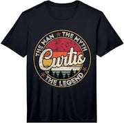 Curtis The Man The Myth The Legend Personalized Name Performance T-Shirt