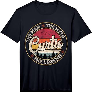 Curtis The Man The Myth The Legend Personalized Name Performance T-Shirt