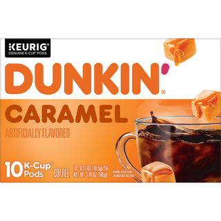 Dunkin’ Caramel Artificially Flavored Coffee by Dunkin' – 10 Count (Pack of 1), Model LEPUSMGRYC3807