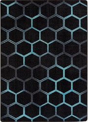 Joy Carpets Kid Essentials Breakout Teal 7'8" x 10'9" Area Rug