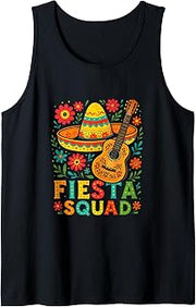 Fiesta Squad - Cinco de Mayo Mexican Fiesta Tank Top