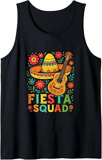Fiesta Squad - Cinco de Mayo Mexican Fiesta Tank Top