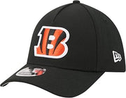 New Era Men's Black Cincinnati Bengals 39THIRTY M-Crown A-Frame Stretch Hat