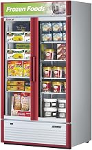 Turbo Air TGF-35SD Glass Swing Door Two Section Reach-In Merchandiser Freezer