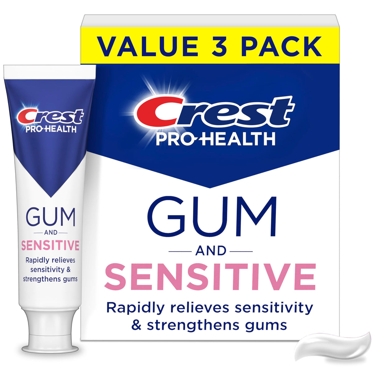 Crest 4.8 Ounce (Pack of 3) / White / 3 Toothpaste