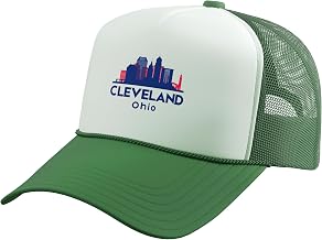 Cleveland Trucker Hat with Adjustable Mesh Back