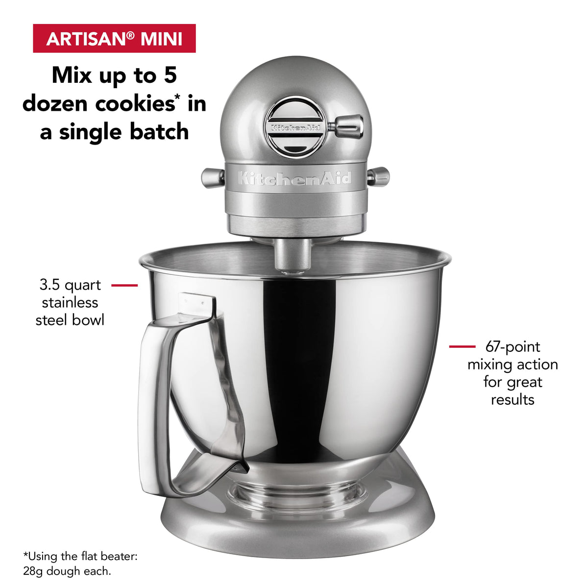 KitchenAid Contour Silver / Stand Mixer + Chopper, Contour Silver / 3.5_cup Stand Mixers