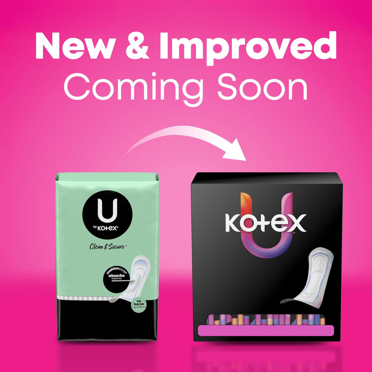 Ultra Thin Pads by U by Kotex – Regular, Cotton, White, Pack of 60, Model 00036000477467