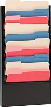 Durham 406-08 Black Cold Rolled Steel 10 Large Pocket Forms Literature Rack, 13-1/4" Width x 26-1/4" Height x 4-1/8" Depth