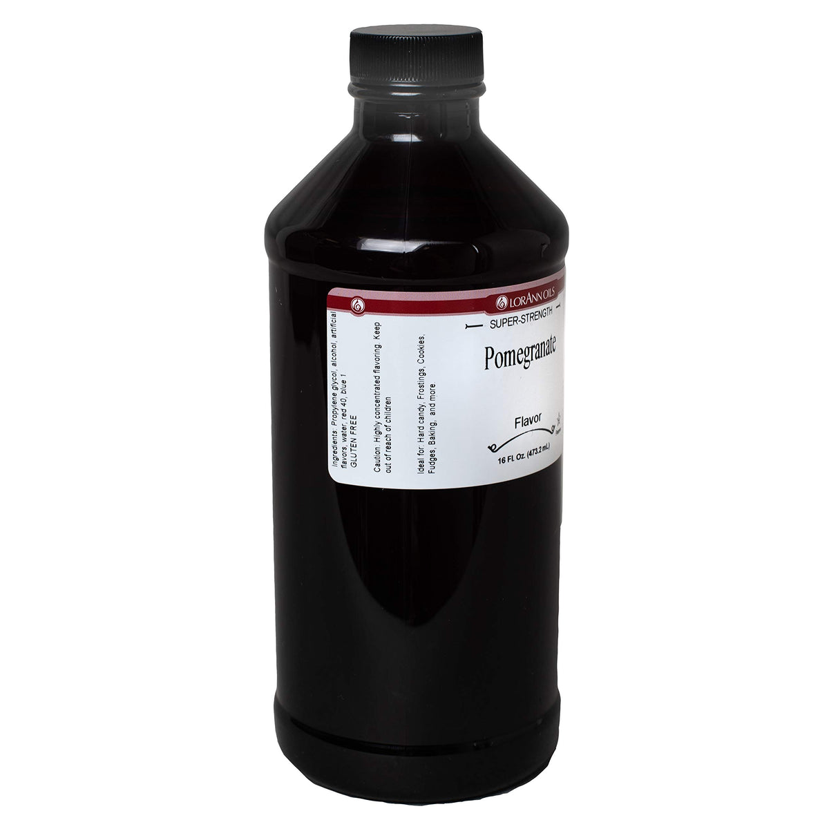 LorAnn Pomegranate SS Flavor by LorAnn Oils – 16 ounce, Clear, Model 0442-1000