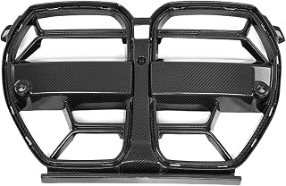 For BMW M3 M4 G80 G81 G82 G83 2021-2025 Racing With ACC Grills CSL Style Real Dry Carbon Fibre Centre Grille(Without ACC)