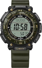 Casio PRO Trek 30th Anniversary Olive Green and Gold Accent Watch PRG340ANS-3