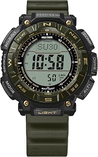 Casio PRO Trek 30th Anniversary Olive Green and Gold Accent Watch PRG340ANS-3