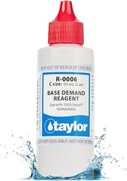 Taylor Technologies R-0006-C, Base Demand Reagent for 2000 Series, 2 Ounce | Dropper Refill Tests Base Demand in Pools & Spas, Replace Annually