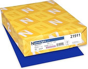 Neenah Astrobrights Laser, Inkjet Print Printable Multipurpose Card, Blue, 65lb