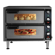 Waring Double Deck - Dual Chamber / Silver / 137.2 cubic_inches Countertop Pizza Ovens