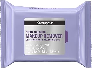 Neutrogena Night Calming Makeup Remover Wipes, 25 ct
