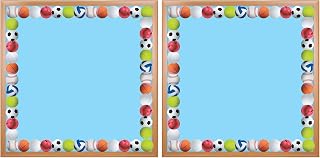 Hygloss Products Sports Balls Die-Cut Bulletin Board Border, 24 Pack (33616)