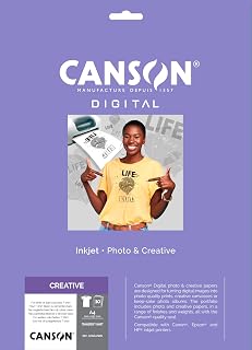 Canson 4567480 Transfer Film for Printing on T-Shirts, A4 140 g/m² Pack of 10