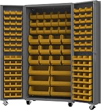 Durham Mobile Bin Cabinet, 132 Bins