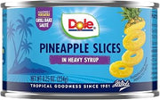 Pineapple Slices in Heavy Syrup - Dole Canned Fruit - Rich Source of Vitamin C - 8.25 oz Can