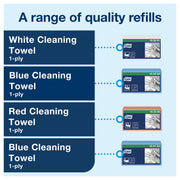 Small Pack Food Service Towel Dispenser Bracket White W by Tork – White, Pack of 4, Model 655300