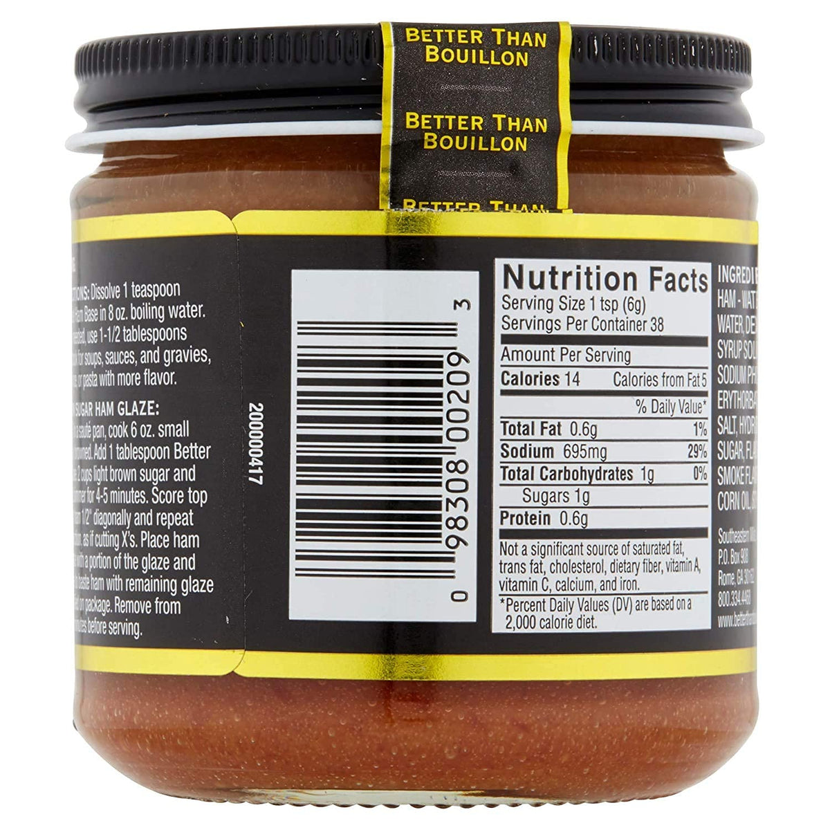 Premium Ham Base by Better Than Bouillon – 8 Ounce (Pack of 1), Model 00053606